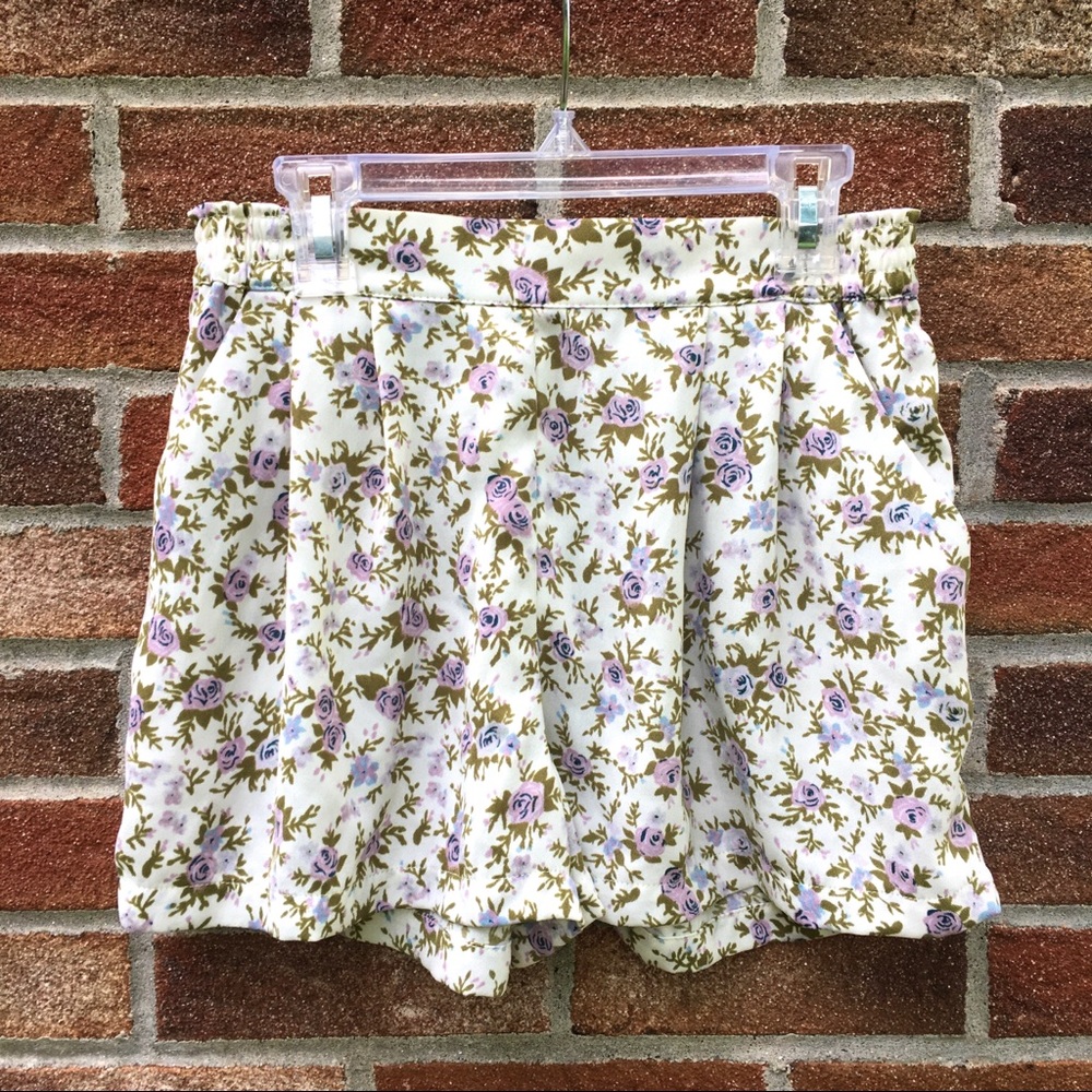 Kimchi Blue Floral Flowy Soft Shorts